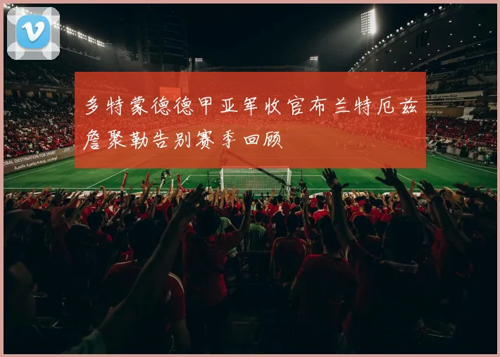多特蒙德德甲亚军收官布兰特厄兹詹聚勒告别赛季回顾